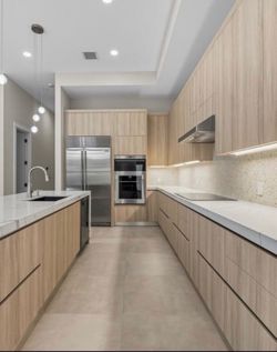 Kitchen cabinets
