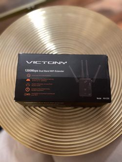 VICTONY WA1200 Dual Band WiFi Extender - 1200Mbps Signal Booster (NEW/OPEN BOX)