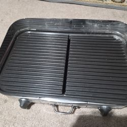 ll-Clad Electric Indoor Grill # 6411 Large Nonstick Grilling 20x13 