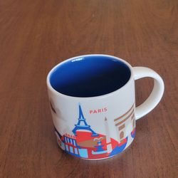 2017 Starbucks You Are Here Collection Paris Coffee Mug 14 oz. 
Pre-owned, perfect shape, original box is missing. 3.5" tall. Weight 1lb 
1oz plus shi