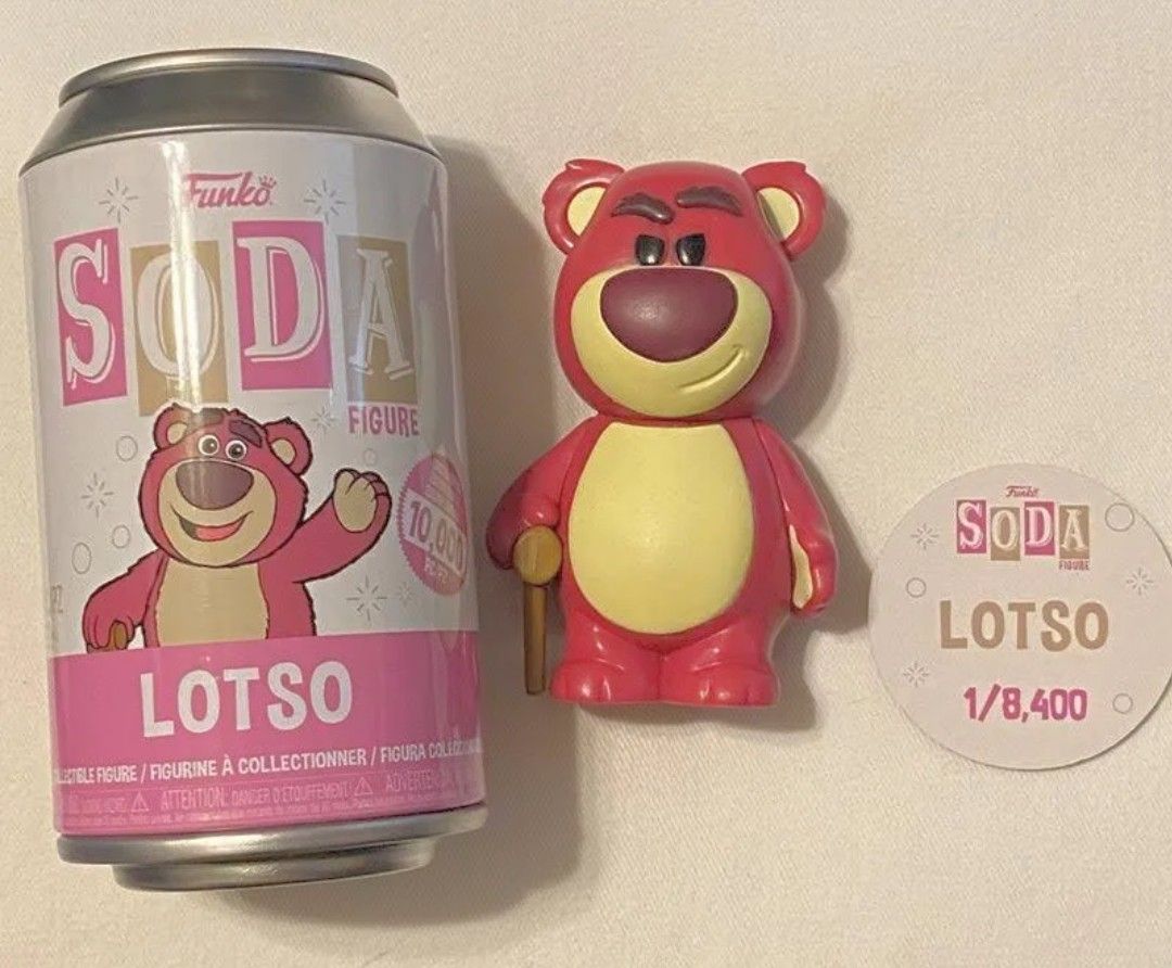 Brand New Coolest Looking Limited Edition Collectible Funko Soda Can With Figure Of Lotso From Toy Story 3!