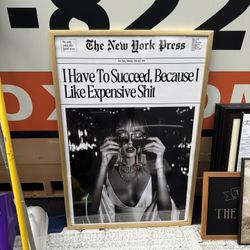 Picture With Gold Frame