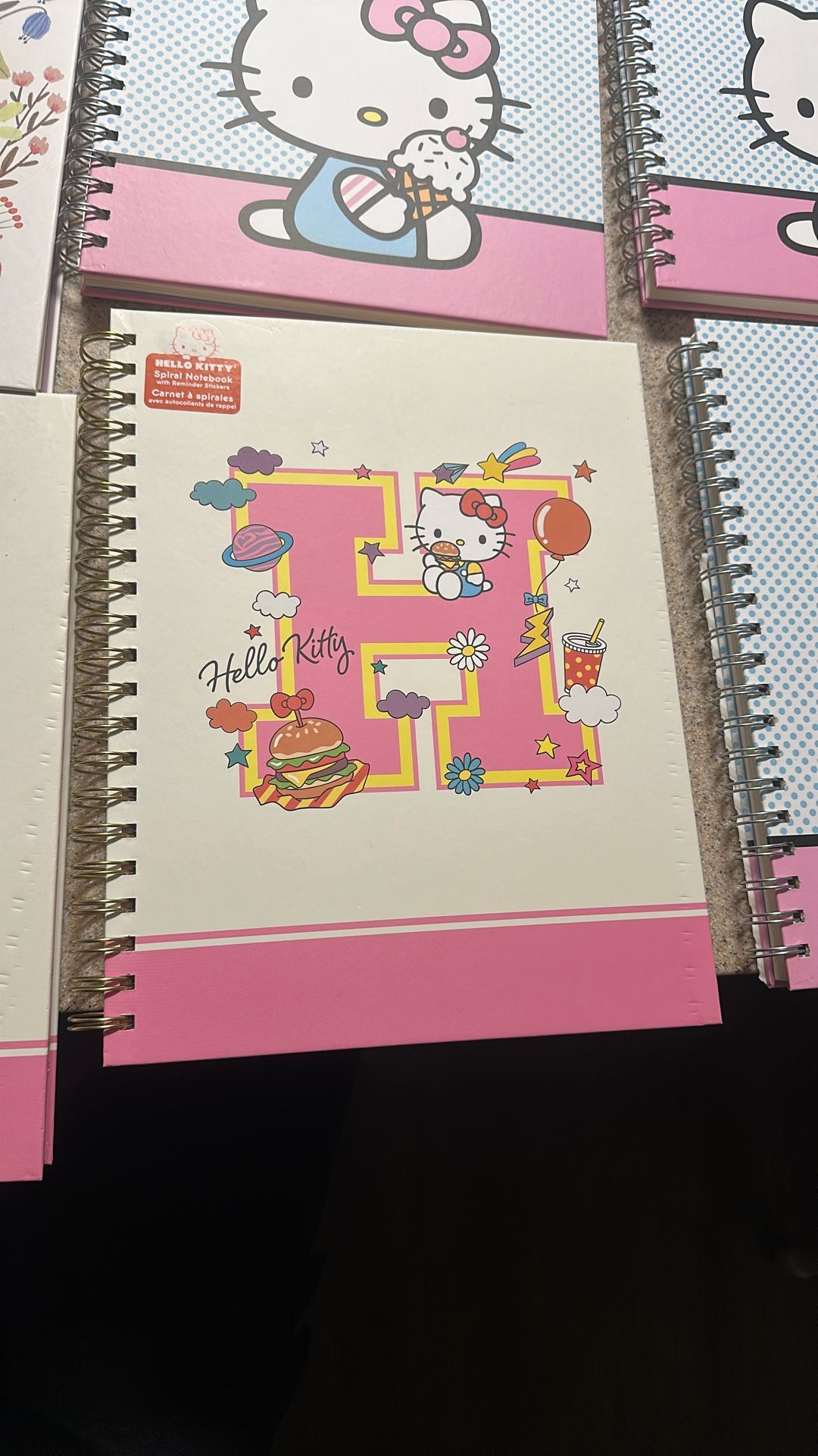 Hello Kitty Spiral Notebook New