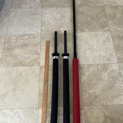 Martial Arts ActionFlex Padded Foam Sticks And Naginata Foam Stick