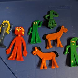 Vintage Gumby Toy Lot