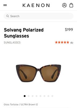 Brand New Ladies Kaenon Polarized Sunglasses (Retails For $199 on Kaenon website)