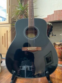 Acoustic Guitar- Custom Yamaha with Gigbag- LOWER BIRTHDAY PRICE!!!