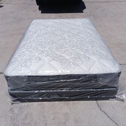 New Full Size Mattress And Box Spring 