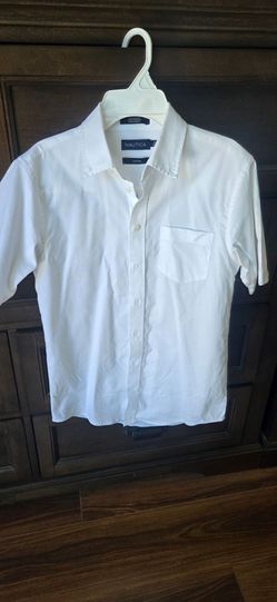 Nautica Oxford Short Sleeve Button-Down Shirt