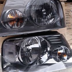 04-08 Ford F150 Smoked Headlights 