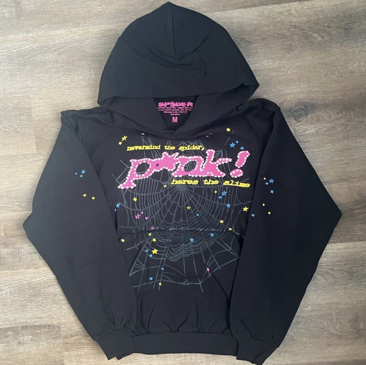 Sp5der Hoodie – Black (Size M)
