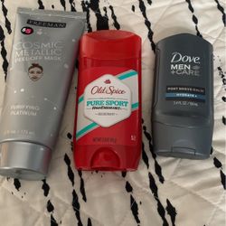 Deodorant, Post Shave, Peel Off Mask