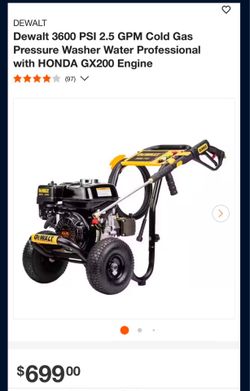 Dewalt Pressure Washer