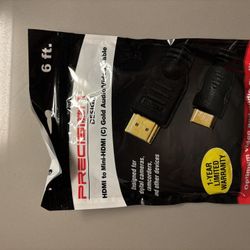 HDMI To Mini-HDMI (C) Audio/video Cable