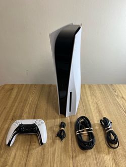 PS5 (Disk Version) + Controller & wires
