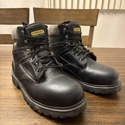 Men’s Black Stanley Work Boots Size 12 