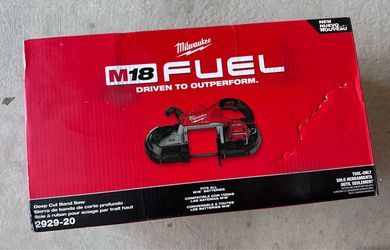 Milwaukee Fuel M18 Deep Cut Band Saw. Brand new