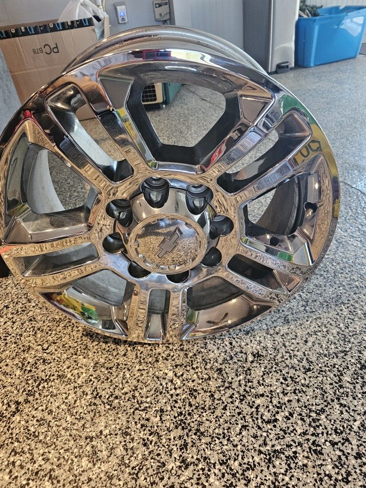 OEM Chevy Silverado 20" Rims
