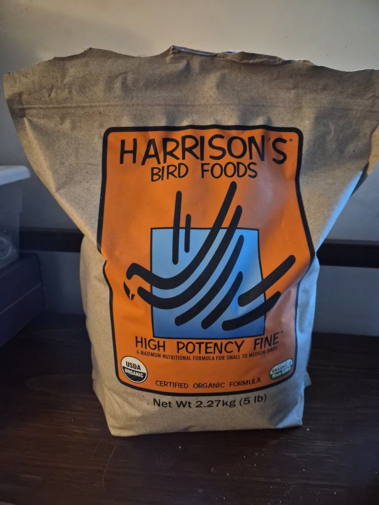 Harrison's Bird Food High Potency Fine USDA Organic