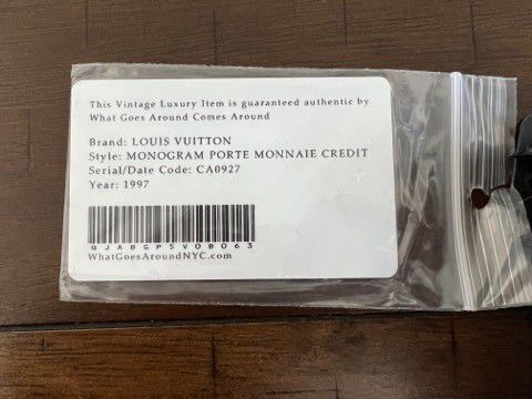 What Goes Around Comes Around Louis Vuitton Monogram Porte Monnaie