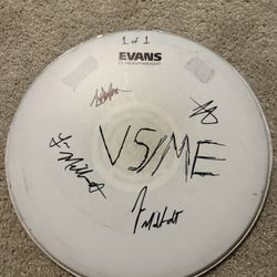 Signed Drumhead