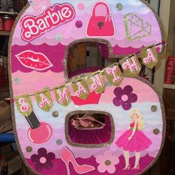 Number 6 Barbie Piñata 🪅 