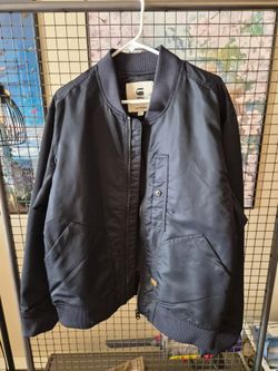 G-STAR Men's Deck Bomber Jacket Black XL