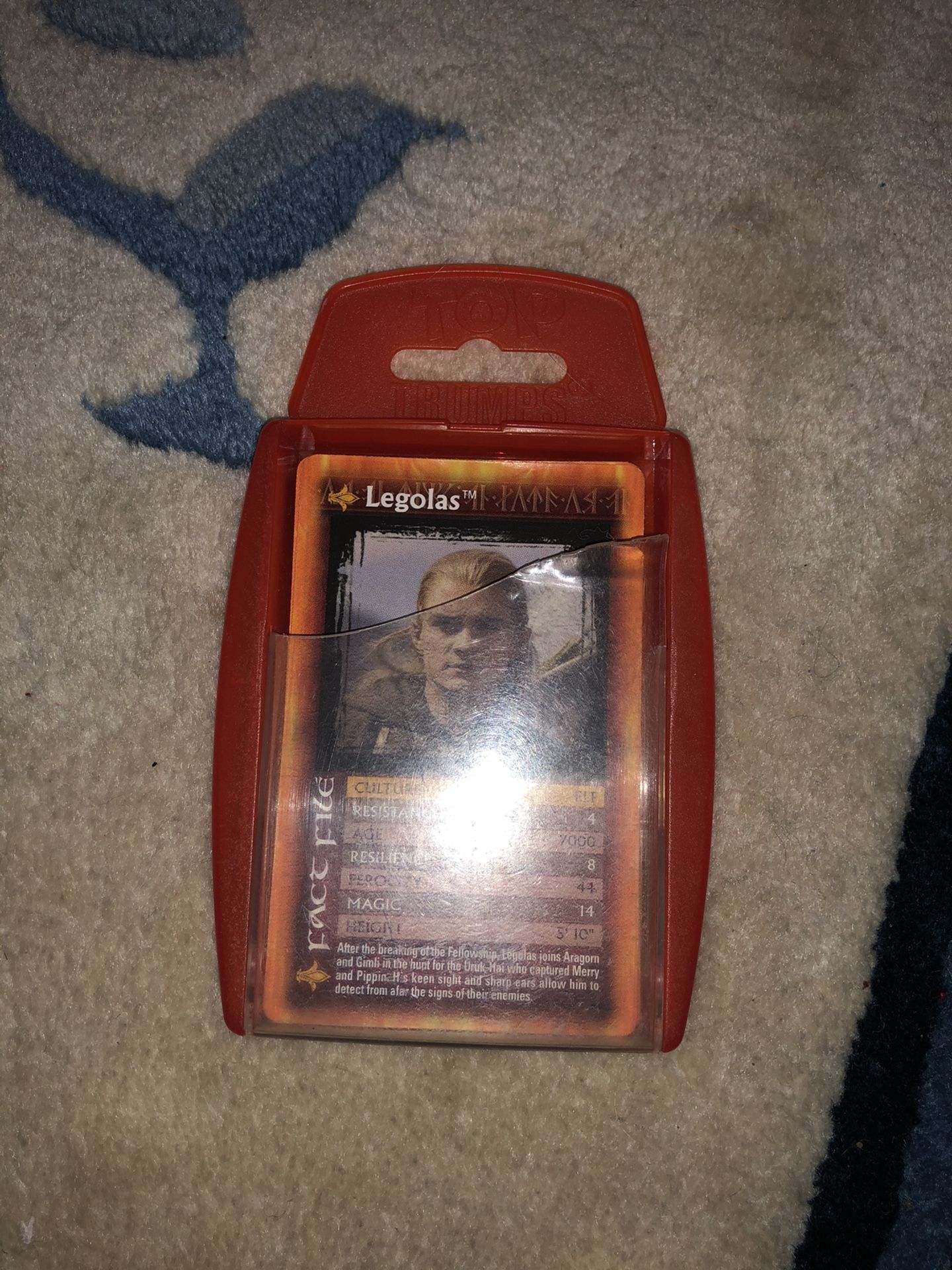 Top Trumps Lord of The Rings Cards