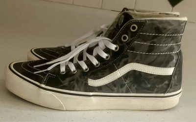 VANS SK8-HI Tapered Denim Destroy