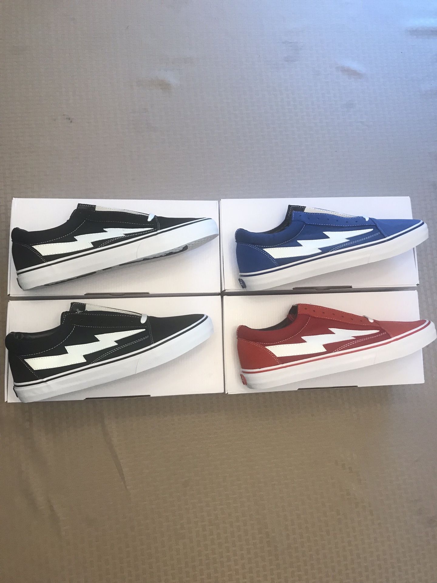 Revenge Storm OG Blue, Red, & Black Sizes 12 & 13 Ian Connor Low Top Sneakers