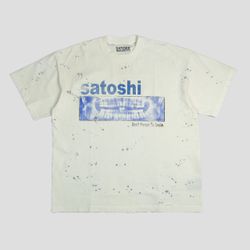 Satoshi Nakamoto Don't Forget To Smile Tee "White"