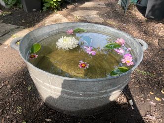 Vintage Galvanized Tub