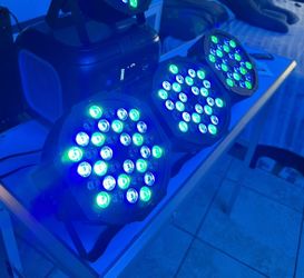 Uplighting DJ Par Lights Set of 3