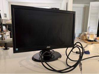 AOC Monitor Screen w cords