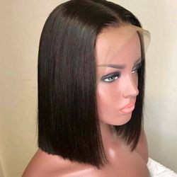 12 Inch 13×4 Front Lace Human Hair Wig