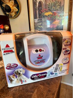 Bissell Little Green ProHeat TurboBrush Pet Carpet Car Vacuum Cleaner Like NEW