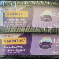 Jumbo Cat Litter Refill Bags (2 Pack) | Compatible with Litter Genie Refill Bags Standard, Plus, and XL Pails