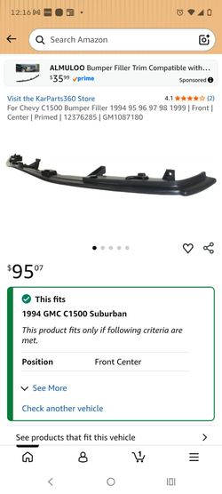 Obs bumper filler