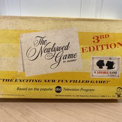 Vintage 1969 THE NEWLYWED GAME  3rd Edition, incomplete in original box Hasbro