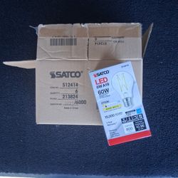 6 Pack SATCO LED. 8W /A19 /60W