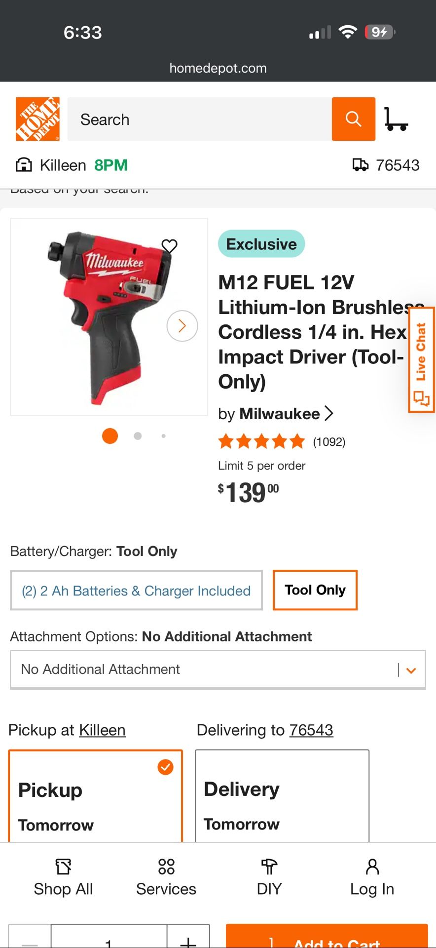 M12 Milwaukee Tooks