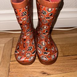 Western Chiefs Cars Rain Boots - Size 9