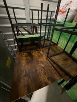 Dining table with 4 chairs