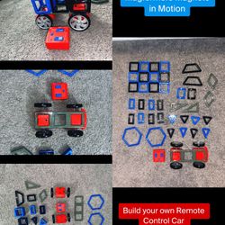 Magformers Magnets In Motion- Build Your Own Remote Control Car 