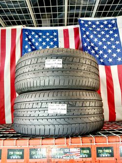 265/35ZR20 PIRELLI P-ZERO MAX PERFORMANCE SUMMER SPORT CAR 265 35 20 Set of 2 Used Tires