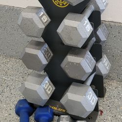 12-piece Dumbell Set With Stand