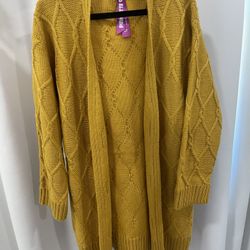 Oversized Girls Cardigan 4T