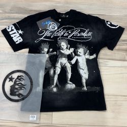 Hellstar Shirt Black “The Path To Paradise” Size medium, Brand new