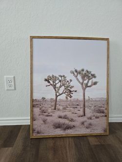 Wall art picture with frame.