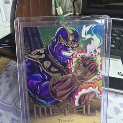 1996 Marvel Metal Card Thanos 